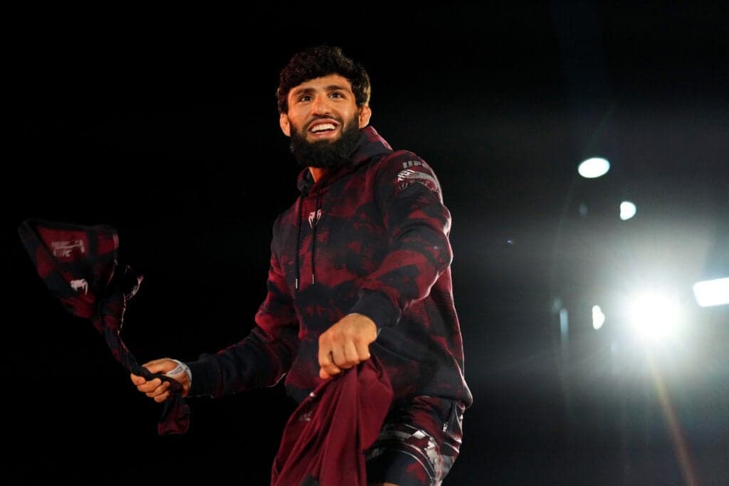 UFC Star Arman Tsarukyan Throws MMA Legend Urijah Faber Into Crowd: 'I Don't Control Myself'